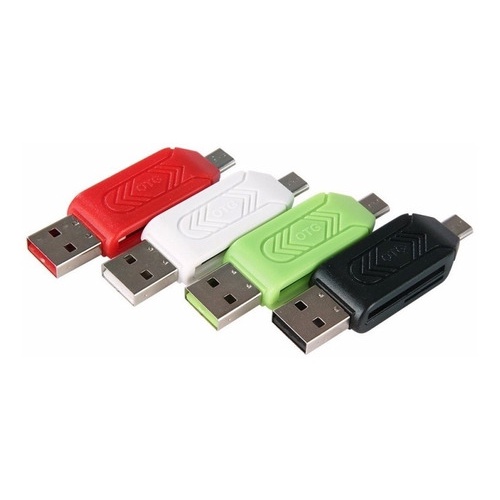 Conversor Microusb 2x1 Leitor Cartão Sd Adaptador Otg