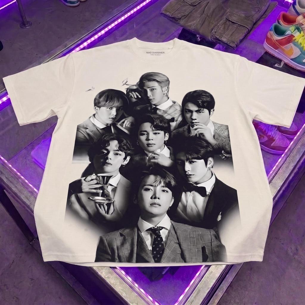Camiseta I K-pop Tendencia Camisa Army BTS | Perfeito para eventos street rua y2k