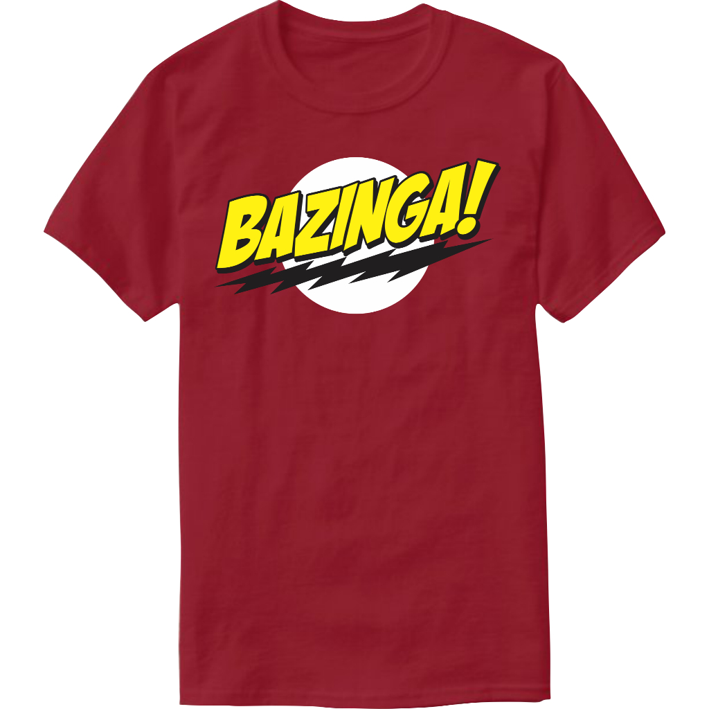 Camista Blusa Camisa Bazinga Big Bang Theory Sheldon Cooper Nerd Geek Série TV Estampada DTF