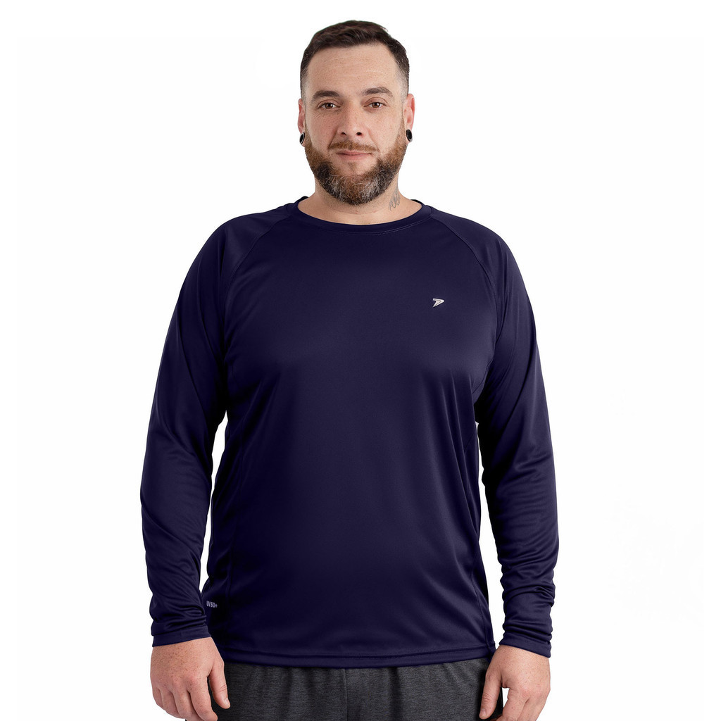 Camiseta Fator de Proteção UV 50+ Manga Longa Big Size 04427