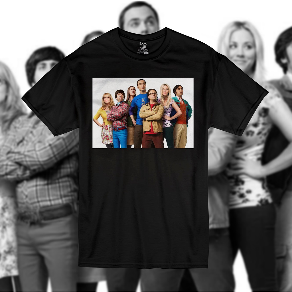 CAMISETA THE BIG BANG THEORY TSHIRT 100% ALGODÃO