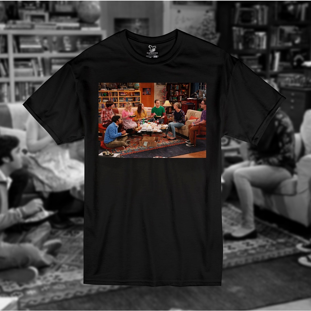 Camiseta The Big Bang Theory Unissex Tshirt Algodão