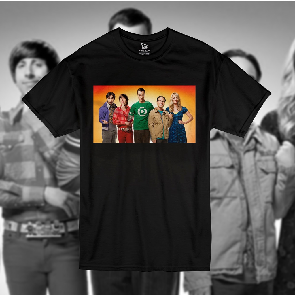 Camiseta The Big Bang Theory Unissex Tshirt Algodão