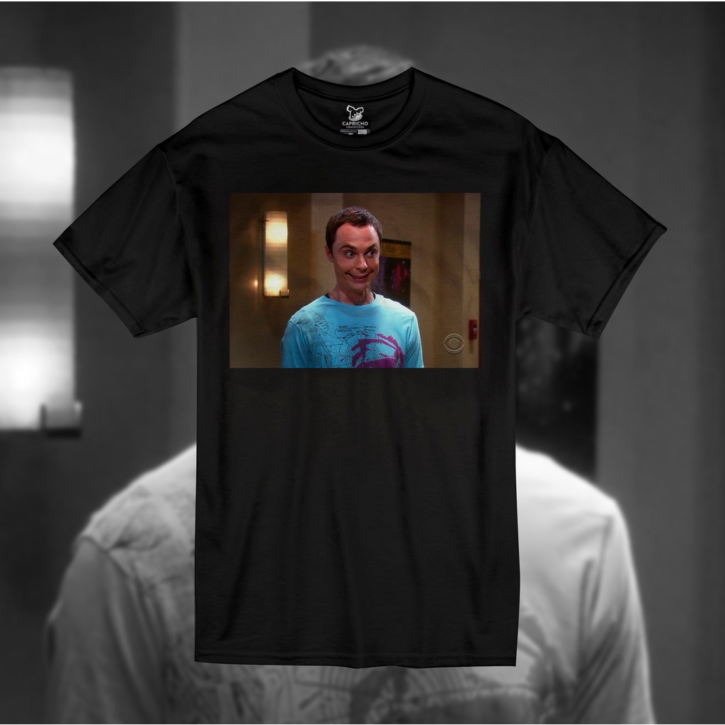 Camiseta The Big Bang Theory Sheldon Unissex Tshirt Algodão