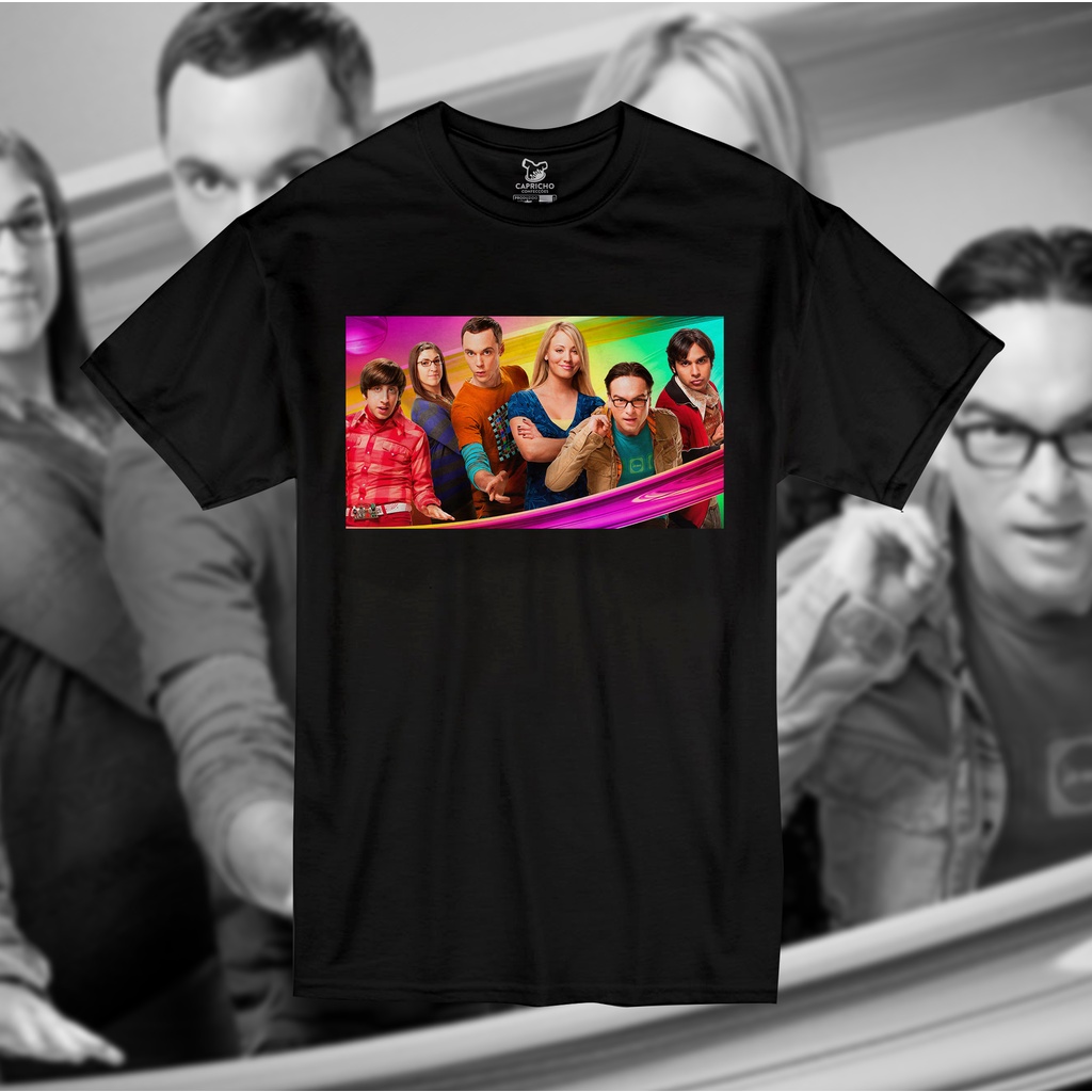 Camiseta The Big Bang Theory Unissex Tshirt Algodão