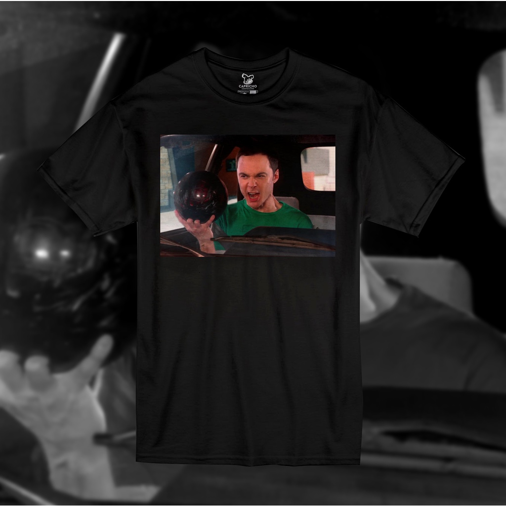 Camiseta The Big Bang Theory Sheldon Unissex Tshirt Algodão