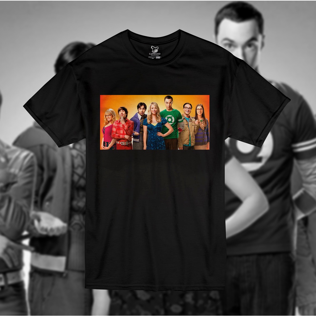 Camiseta The Big Bang Theory Unissex Tshirt Algodão