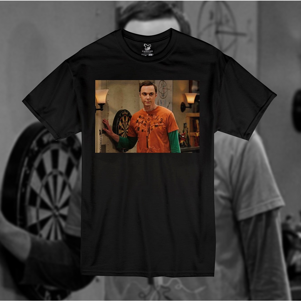 Camiseta The Big Bang Theory Unissex Sheldon Tshirt 100% Algodão