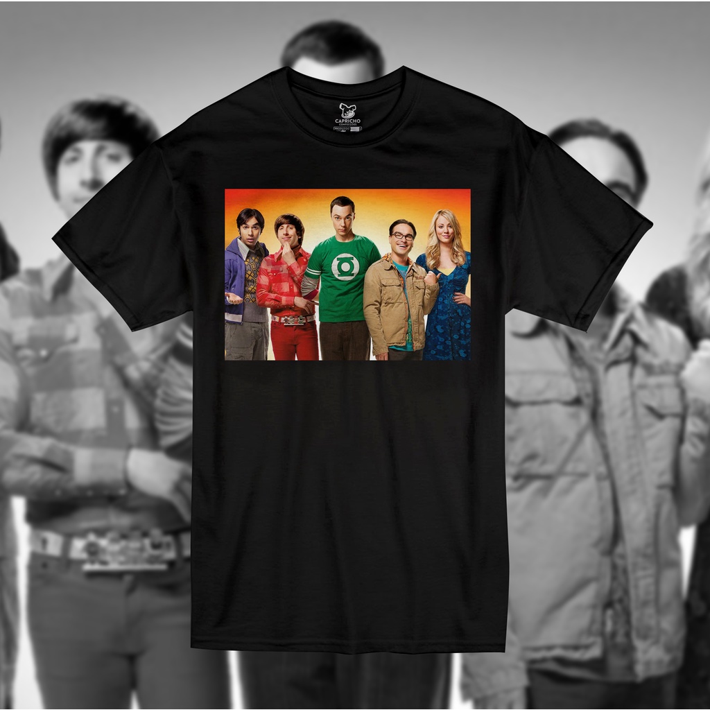 Camiseta The Big Bang Theory Unissex Tshirt 100% Algodão