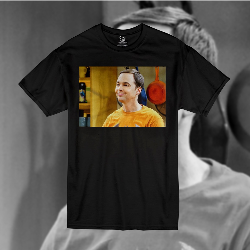 Camiseta The Big Bang Theory Tshirt Sheldon 100% Algodão