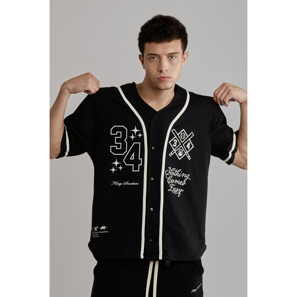 Camisa Jersey Kings Memórias Oversized Original Preta Casaco Estilosa