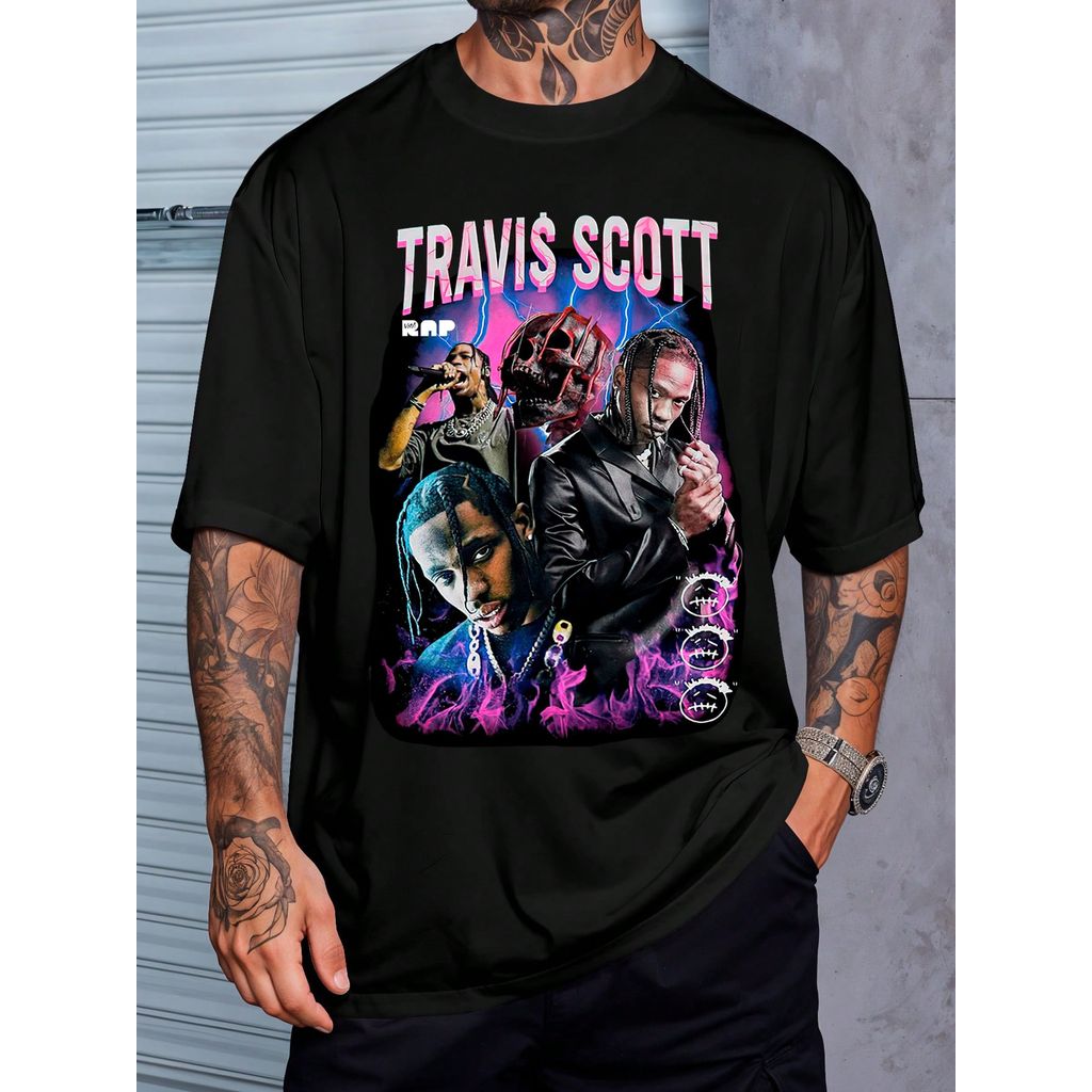 Camiseta Bootleg Rapper Hip Hop Rap Vintage Musica Blusa Unissex Masculino Feminino 100% Algodão Preto Branco Plus Size