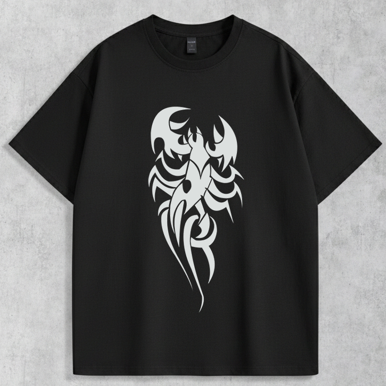 Camiseta Básica Masculina Scorpion Gótica Streetwear Vintage Blusa Feminina Rock Envio Imediato