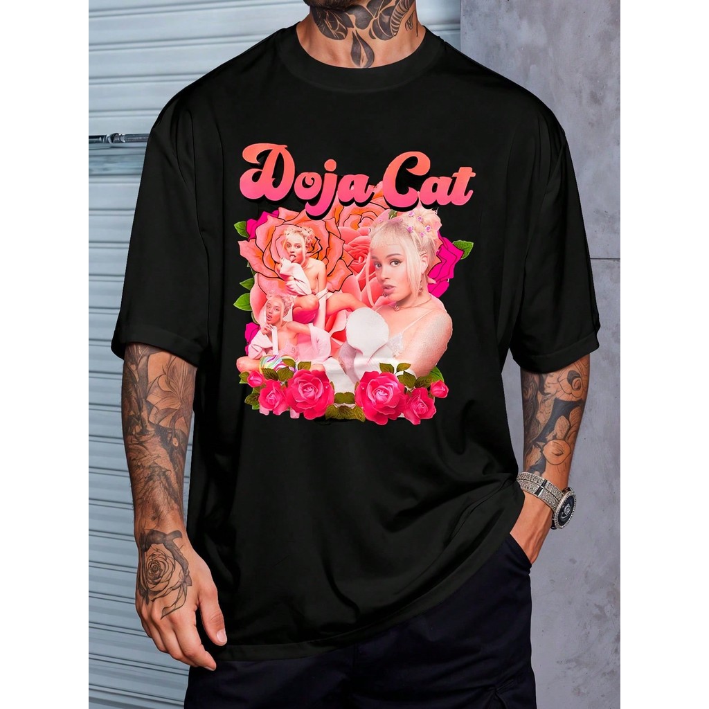 Camiseta Bootleg Doja Cat Vintage Camisa Blusa Unissex Masculino Feminino 100% Algodão  Streetwear    Plus Size