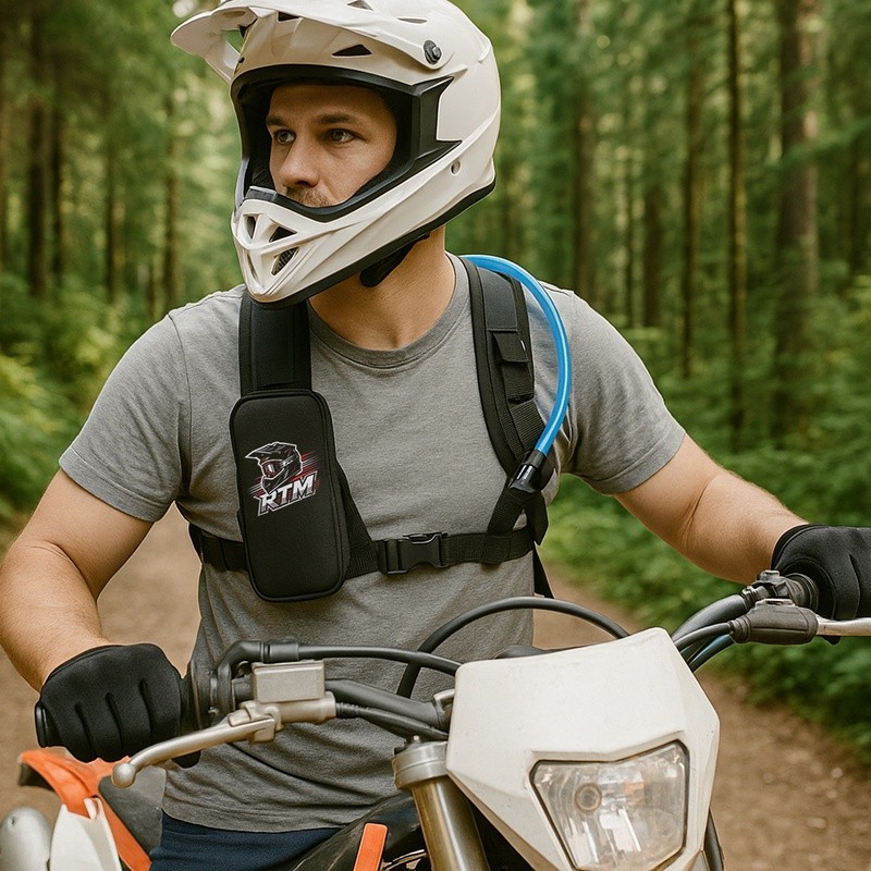Shoulder Bag Leve Para Motocross C/ Compartimento Prático Estilo Confortável