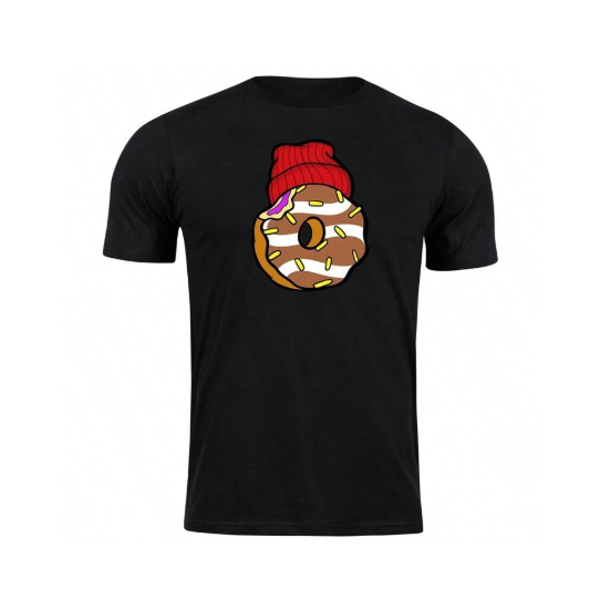 Camiseta Masculina Estampa rosquinha HIP HOP TRAP DONUT Tecido Premium 100% Algodão