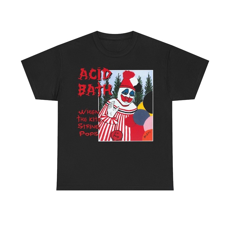 Music.Soul Camiseta Unissex Acid Bath When the Kite String Pops Sludge Metal Estampa Dystopia Confortável Moderna Est...