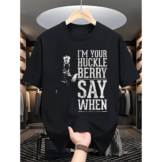 Fashion.Soul Camiseta Masculina Plus Size Geometric Print Frase I Am Your Good Companion Say When Casual Confortável ...