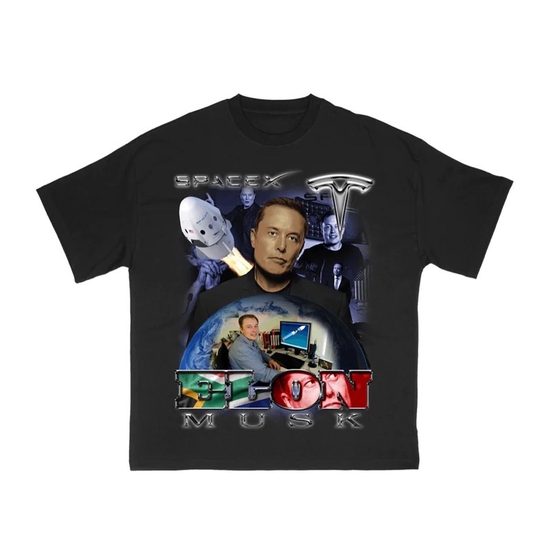 Camiseta Elon Musk Graphic Tee  Casual Na Moda Masculino  e Feminino Na Promoção Merch -ec Oferta Do Dia