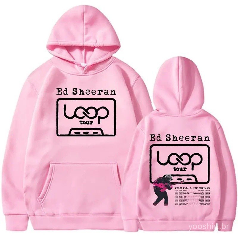 Ed Sheeran Loop Tour Australia and New Zealand 2026 Tour Merch Hoodies Men Women Fashion Oversized Hooded Sweatshirts Fa