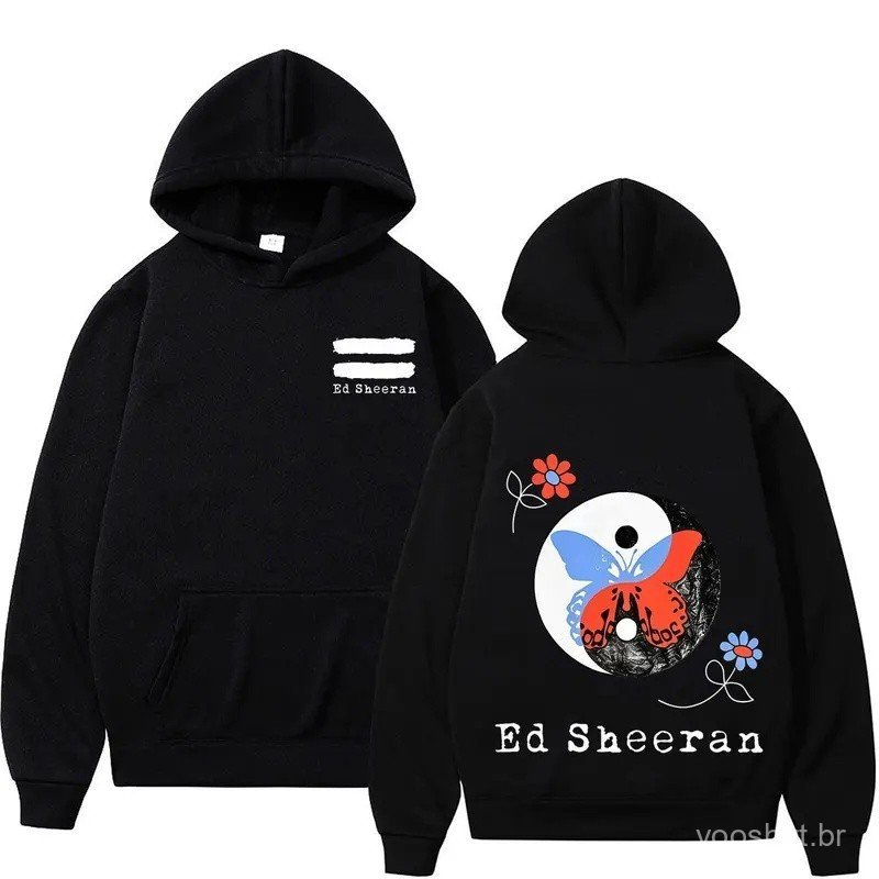 Ed Sheeran Loop Tour 2026 Pop Music Merch Hoodie Singer Men Women Vintage Fashion Sweatshirt Autumn Winter Hip Hop Pullo