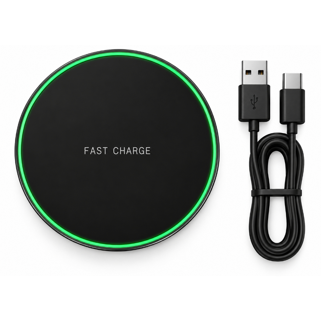Carregador De Indução Wireless 30W + Cabo