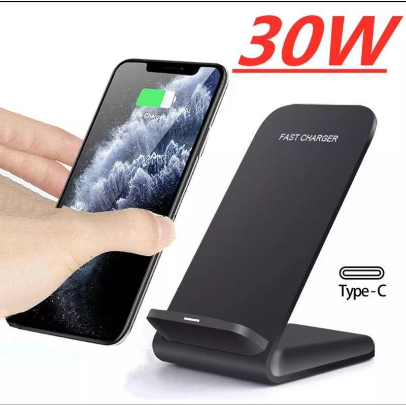 Carregador sem Fio indução Suporte wireless 30W  iphone/Samsung/Xaiomi/Huawei/Motorola