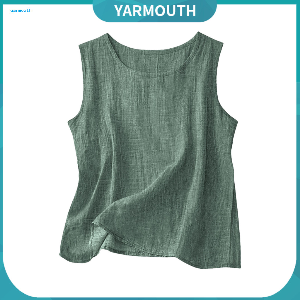 Tank Tops Loose Fit Shirt Women’s Summer Vest O-neck Top Lightweight Essential for Wear Perfect for Spring and Comfort