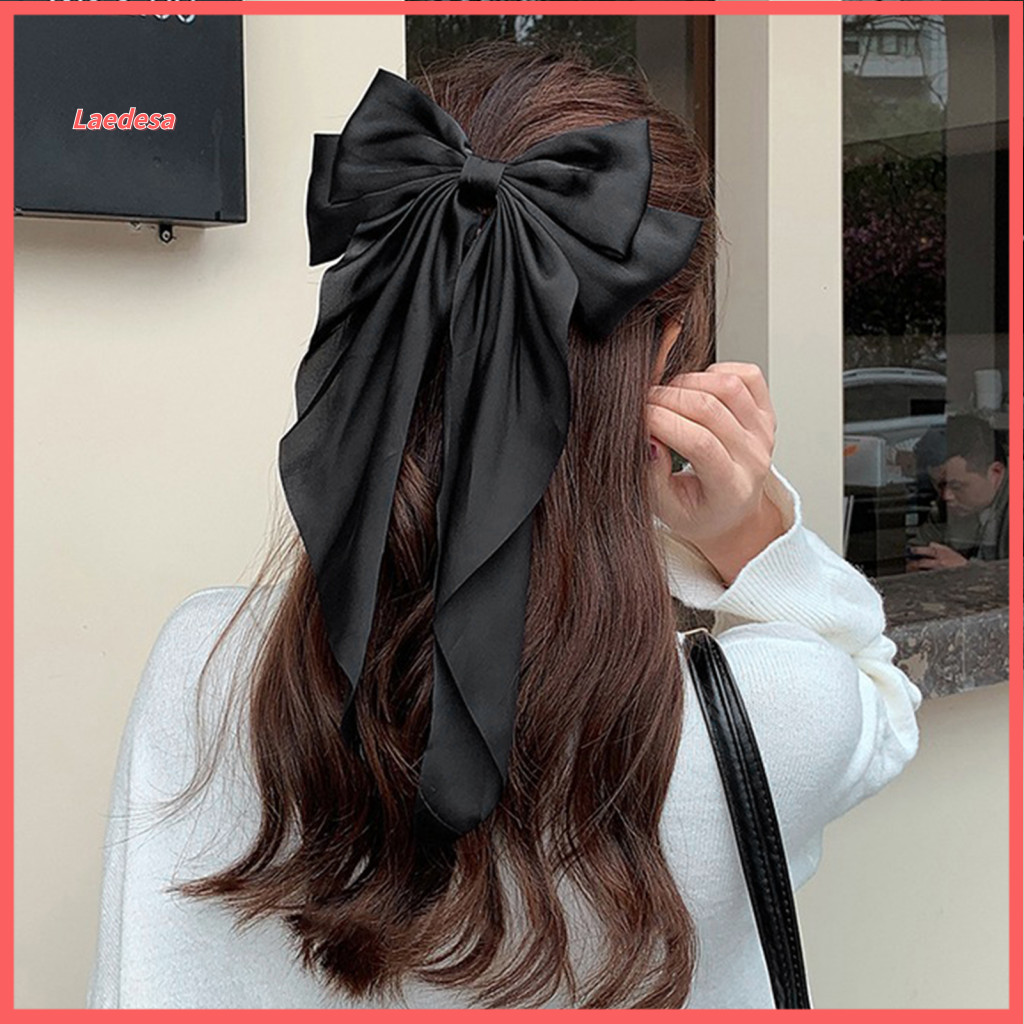 Lightweight Hair Clip Simple Bow Bright Color Hairpin for Women – Accessory for Wear Parties Weddings Stylish and Dura