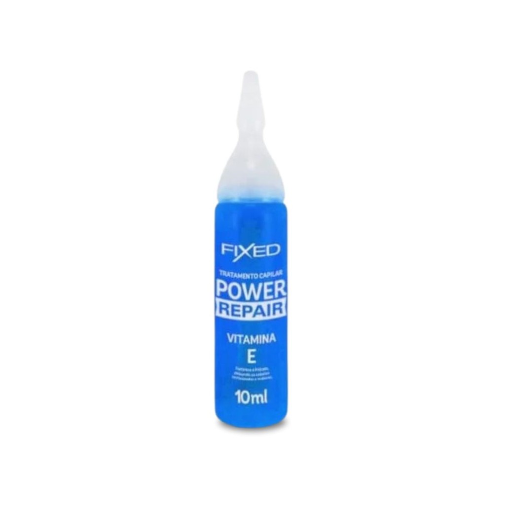 Ampola Capilar Fixed 10ml Vitamina E kit c/04 unidades