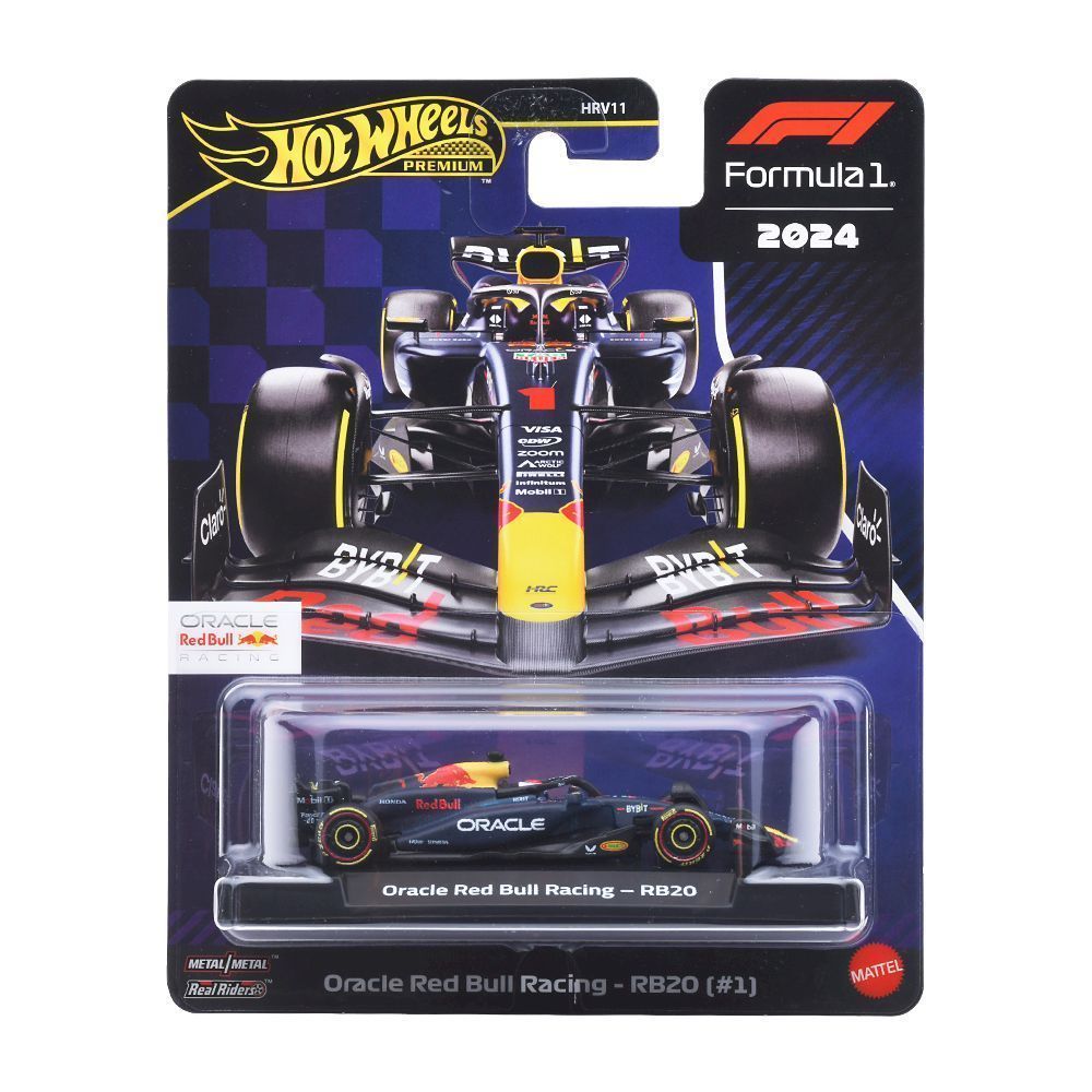 Oracle Red Bull Racing RB20 #1 Max Verstappen - Formula 1 F1 2024 - 1/64 - Hot Wheels Premium