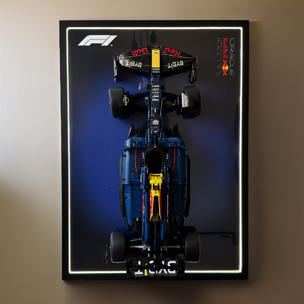 Quadro Expositor Para Lego F1 Red Bull Rb20 42206
