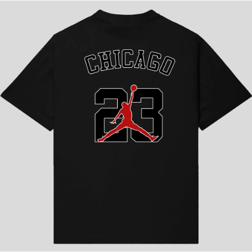 Camiseta Masculina Com Estampa Bulls 23 Tecido Premium 100% Algodão
