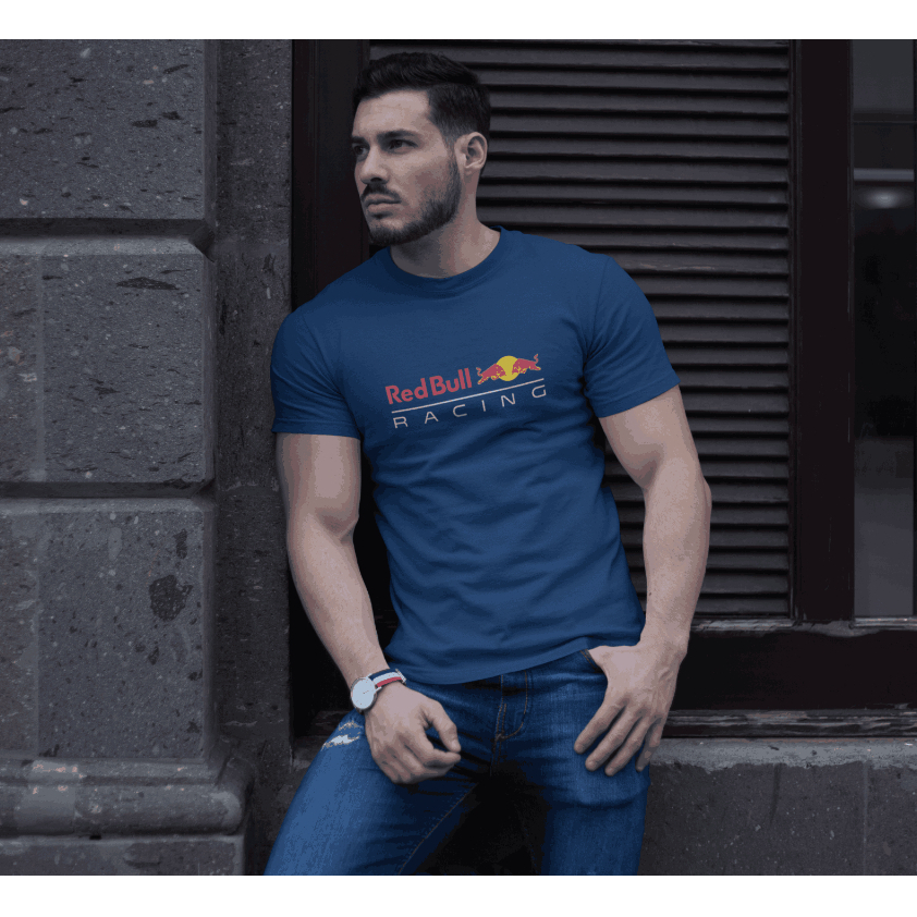 camiseta masculina premium red bull reforço no ombro 100% algodão envio rapido
