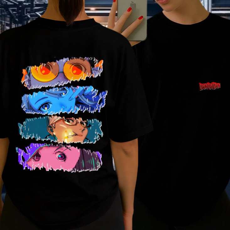 Camiseta Anime Dan Da Dan Quadro Trial Oversized Premium Streetwear Casual Academia Treino