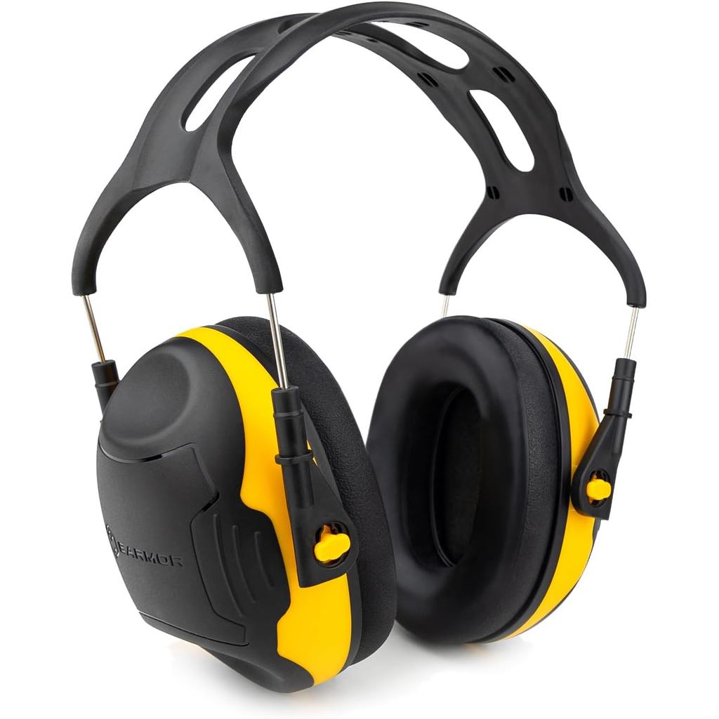 Protetores auriculares EARMOR C06 para redução de ruído, 34dB SNR, cancelamento de ruído, proteção auditiva ajustável pa