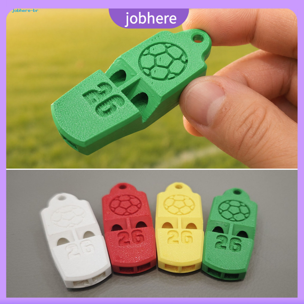 Referee Whistle Keychain Football Outdoor Sports with Hanging Hole – High-frequency for Basketball Volleyball Training