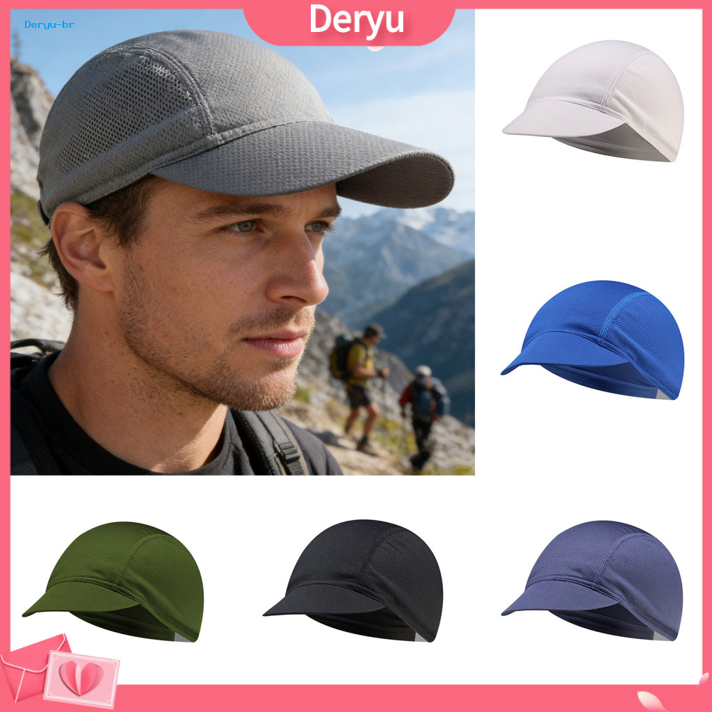 Summer Sun Hat Sport Wide Brim for Men Women – Breathable Mesh Quick Drying Uv Protection Outdoor Cycling Hiking Cap L