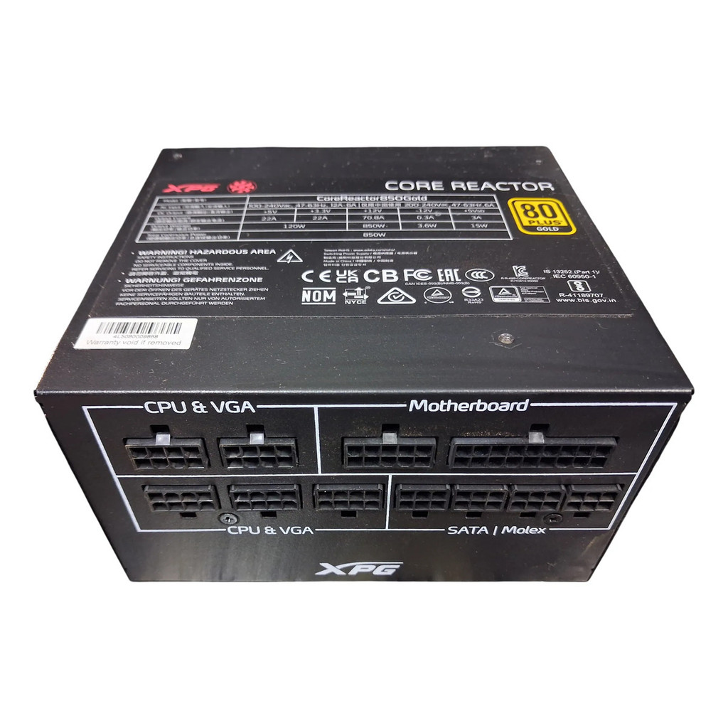 Fonte De Alimentação Para Pc Xpg Core Reactor 850w Gold