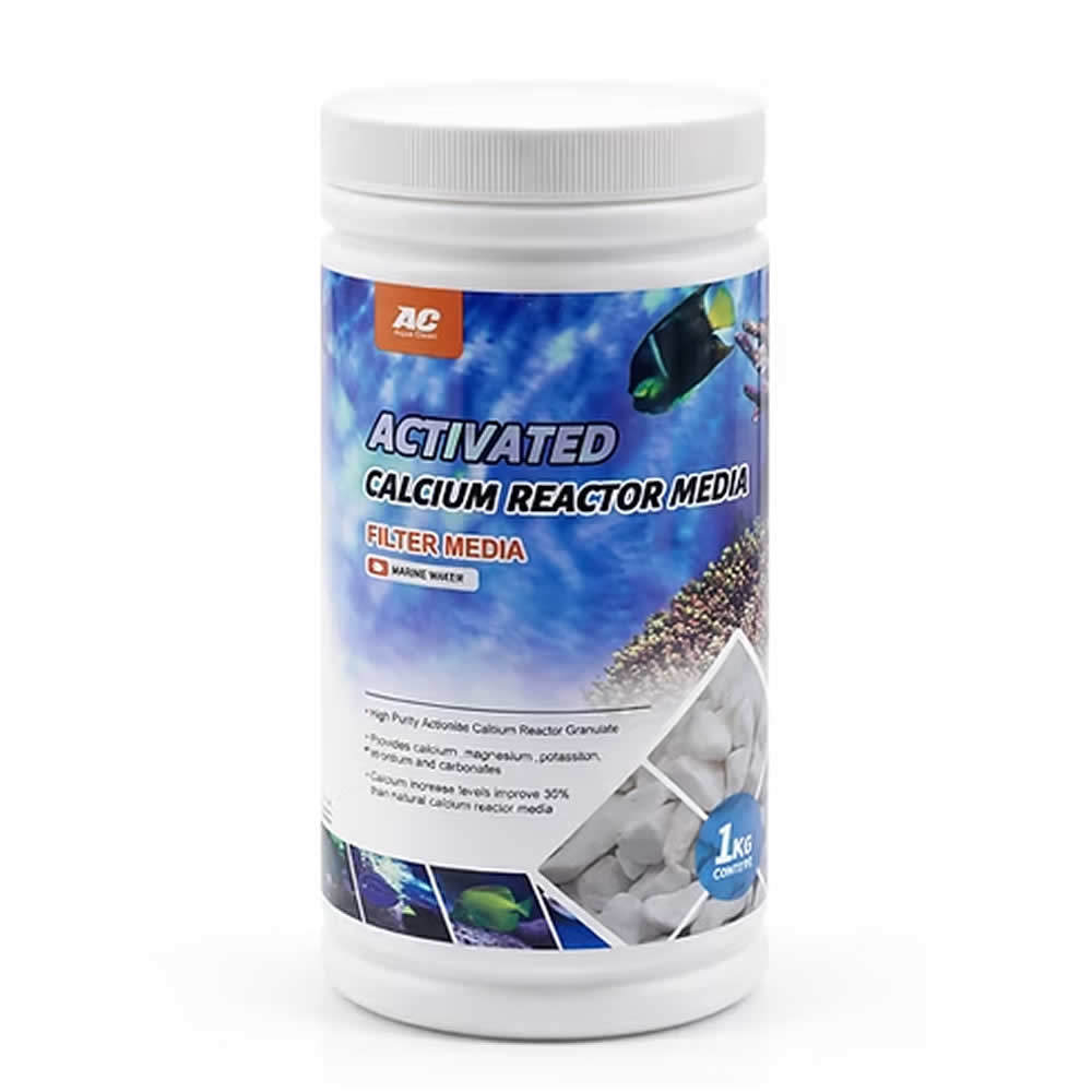 AQUACLEAN AQUARIUM ACTIVATED CALCIUM REACTOR MEDIA 1KG