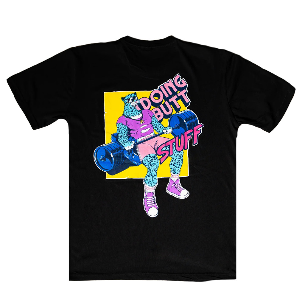 Camiseta DOING BUTT STUFF Unissex Masculina Feminina 100% Algodão Premium | Estilo Geek/Pop/Streetwear