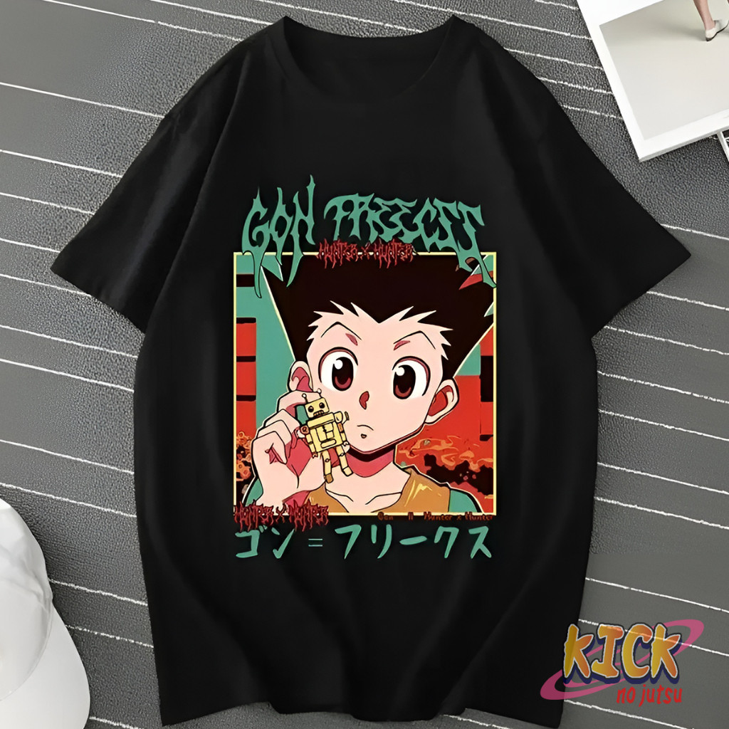 Camisa Camiseta Anime Gon Color Hunter x Hunter Unissex