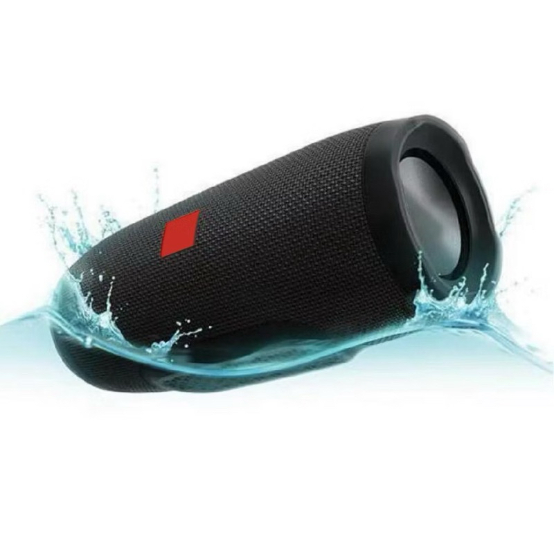 Caixa de Som Bluetooth Charge Mini Preta – Portátil, Som Potente e Bateria Recarregável