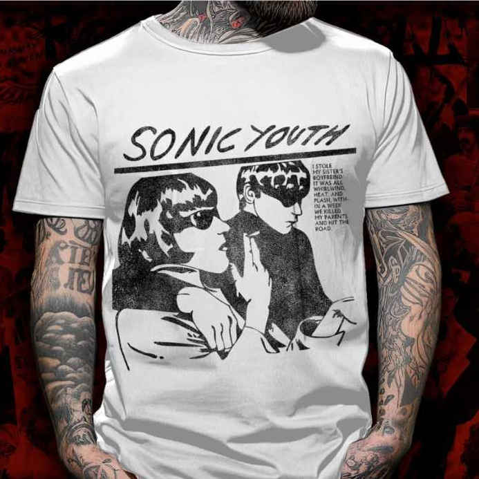Camiseta  Braca Sonic Youth 100% Algodão