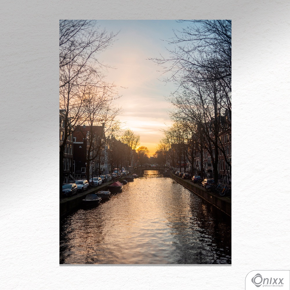 Placa Decorativa River In South Eastern Amsterdam A4