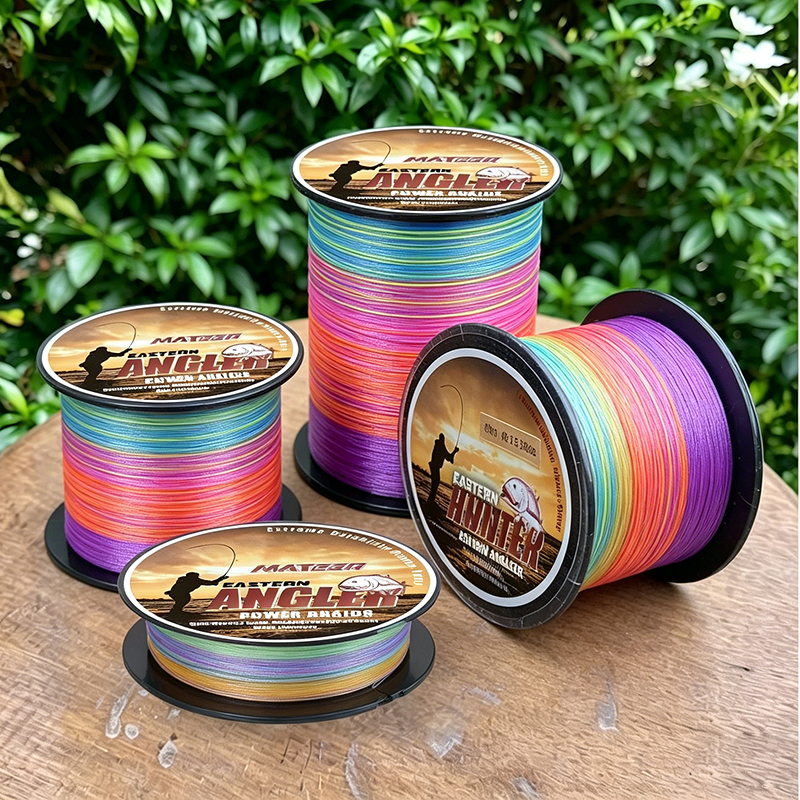 Linha Trançada Forte 500M EASTERN HUNTER GEN2 X8 , Multicolorida