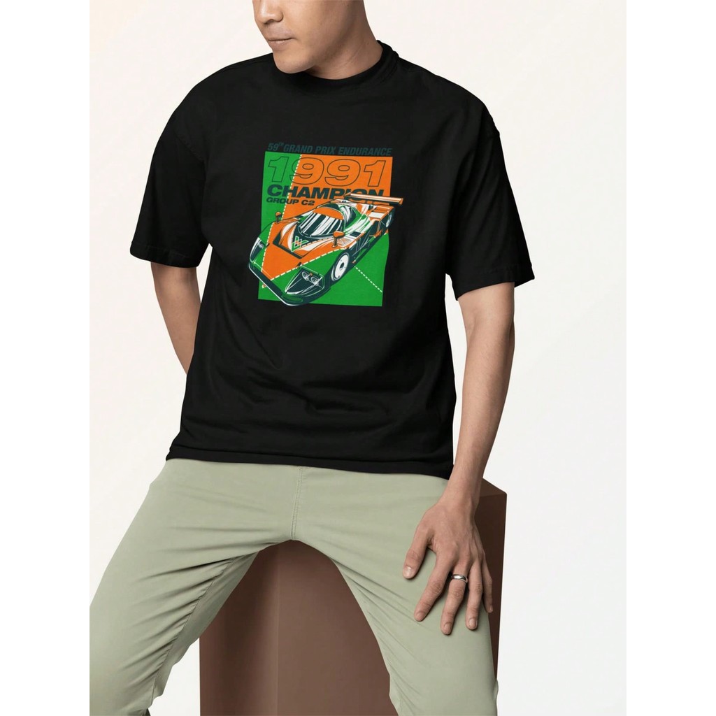 Camiseta Camisa Masculina Unissex  Streetwear Gola Redonda Estampa Grande - 1991 Champion Group C2 W12