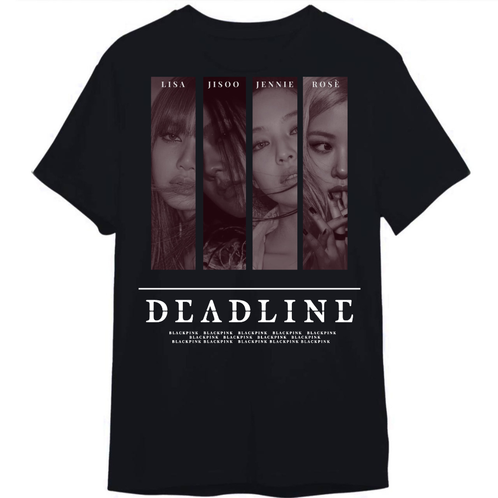 Camiseta Infantil Blackpink Kpop Girl Group Premium Algodão Estampa HD