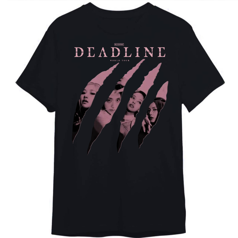 Camiseta Oversized Blackpink Kpop Girl Group Premium Algodão Estampa HD