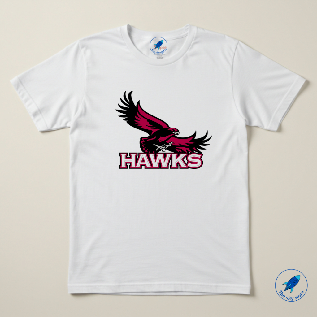 Camisa Camiseta Masculina Hawks Símbolo Grande 100% Algodão